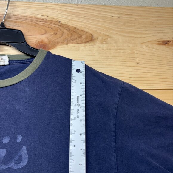 Vintage Levis Shirt XXL Blue Short Sleeve Faded - Picture 5 of 9